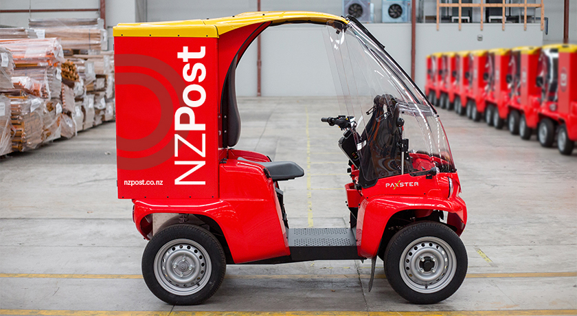 A post buggy in the factory